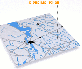 3d view of Pīr Mauj Ali Shāh