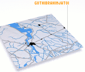 3d view of Goth Ibrāhīm Jatoi