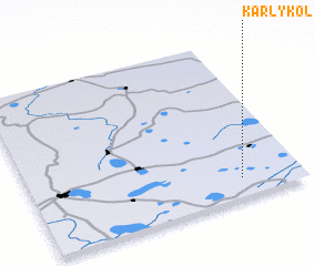 3d view of Karlykolʼ