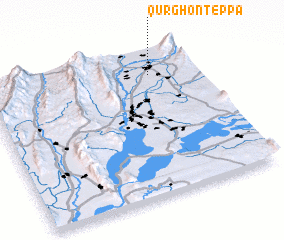 3d view of Qŭrghonteppa