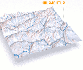 3d view of Khvājeh Tūp