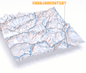 3d view of Khwājah Kowṯ Gay