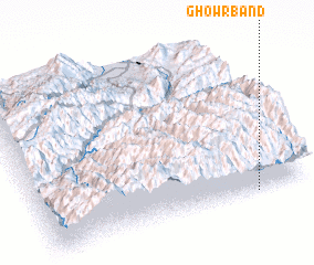 3d view of Ghowr Band