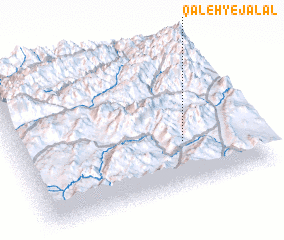 3d view of Qal‘eh-ye Jalāl