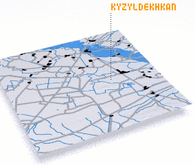 3d view of Kyzyldekhkan