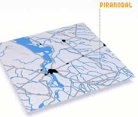 3d view of Pirāno Dal