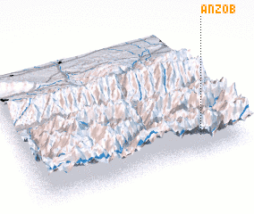 3d view of Anzob