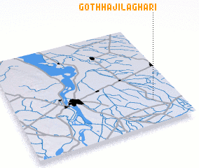 3d view of Goth Hāji Laghāri