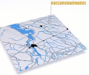 3d view of Kaisar Khān Marri