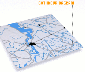 3d view of Goth Devri Bāgrāni