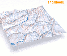 3d view of Bādām Qowl