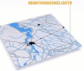 3d view of Obhayo Khāskheli Goth