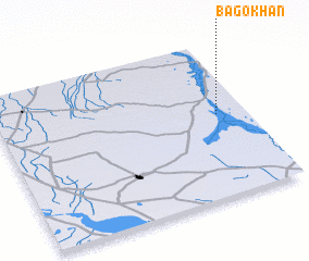 3d view of Bago Khān