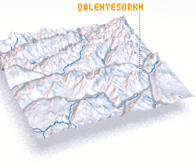 3d view of Qal‘eh-ye Sorkh