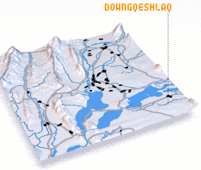 3d view of Downg Qeshlāq