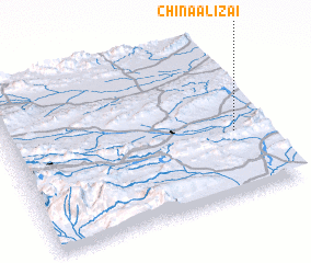 3d view of Chīna Alīzai