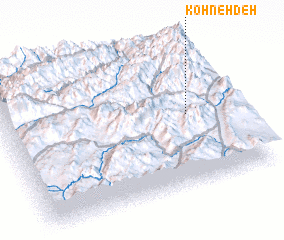 3d view of Kohneh Deh