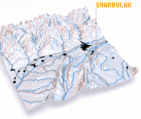 3d view of Shar-Bulak