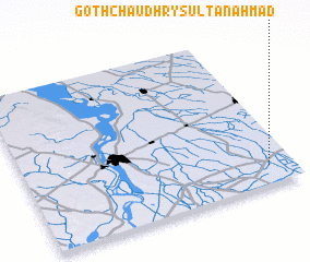3d view of Goth Chaudhry Sultan Ahmad