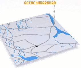 3d view of Goth Chuhar Khān