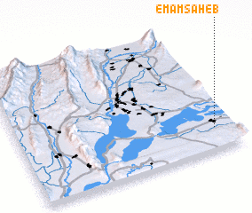 3d view of Emām Şāḩeb
