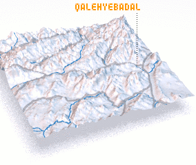 3d view of Qal‘eh-ye Badal