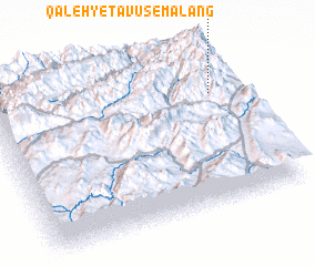 3d view of Qal‘eh-ye Ţāvūs-e Malang