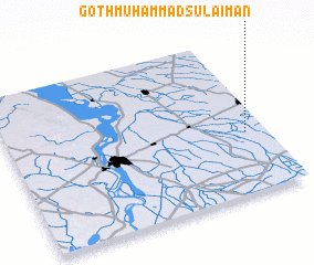 3d view of Goth Muhammad Sulaimān