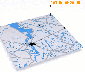 3d view of Goth Dhāmrakhi