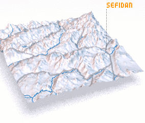 3d view of Sefīdān
