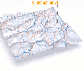 3d view of Shīr Bāz Kheyl