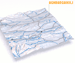 3d view of Aghbargai Kili