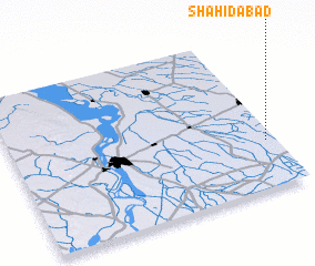 3d view of Shāhīdābād