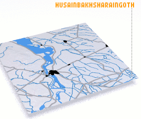 3d view of Husain Bakhsh Arāīn Goth