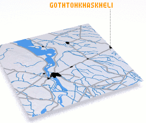 3d view of Goth Toh Khāskheli