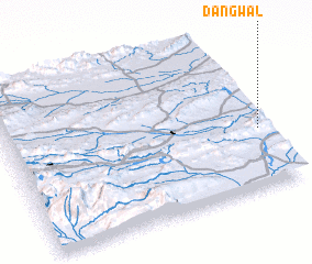 3d view of Dangwāl