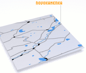 3d view of Novokamenka