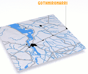 3d view of Goth Mīro Marri