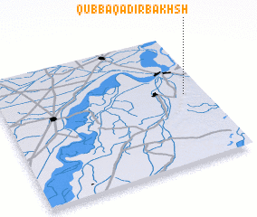 3d view of Qubba Qādir Bakhsh