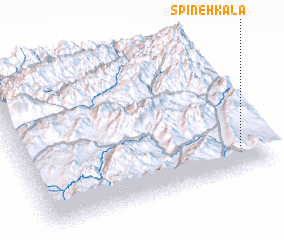 3d view of Spīneh Kalā