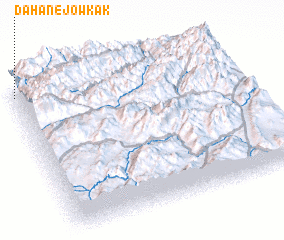 3d view of Dahan-e Jowkak