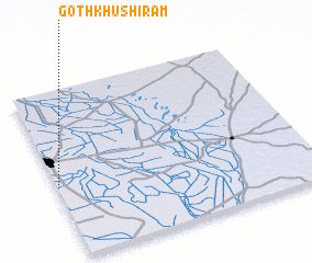 3d view of Goth Khūshi Rām