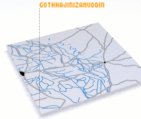 3d view of Goth Hāji Nizāmuddīn