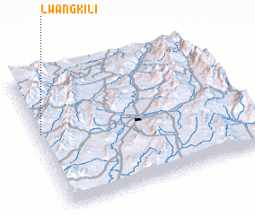 3d view of Lwang Kili