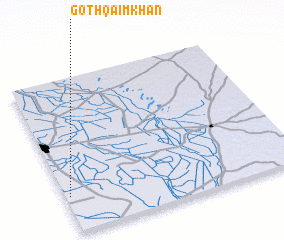 3d view of Goth Qāim Khān