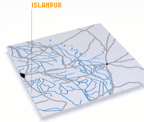 3d view of Islāmpur