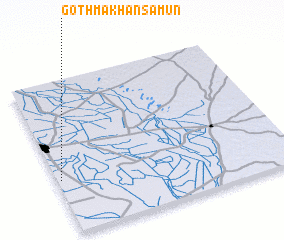 3d view of Goth Makhan Samun