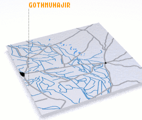 3d view of Goth Muhājir