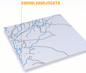 3d view of Rakhal Khān jo Goth