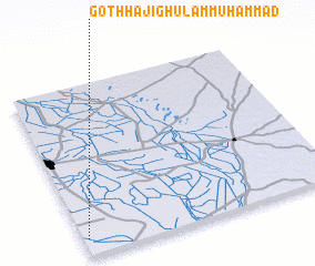 3d view of Goth Hāji Ghulām Muhammad